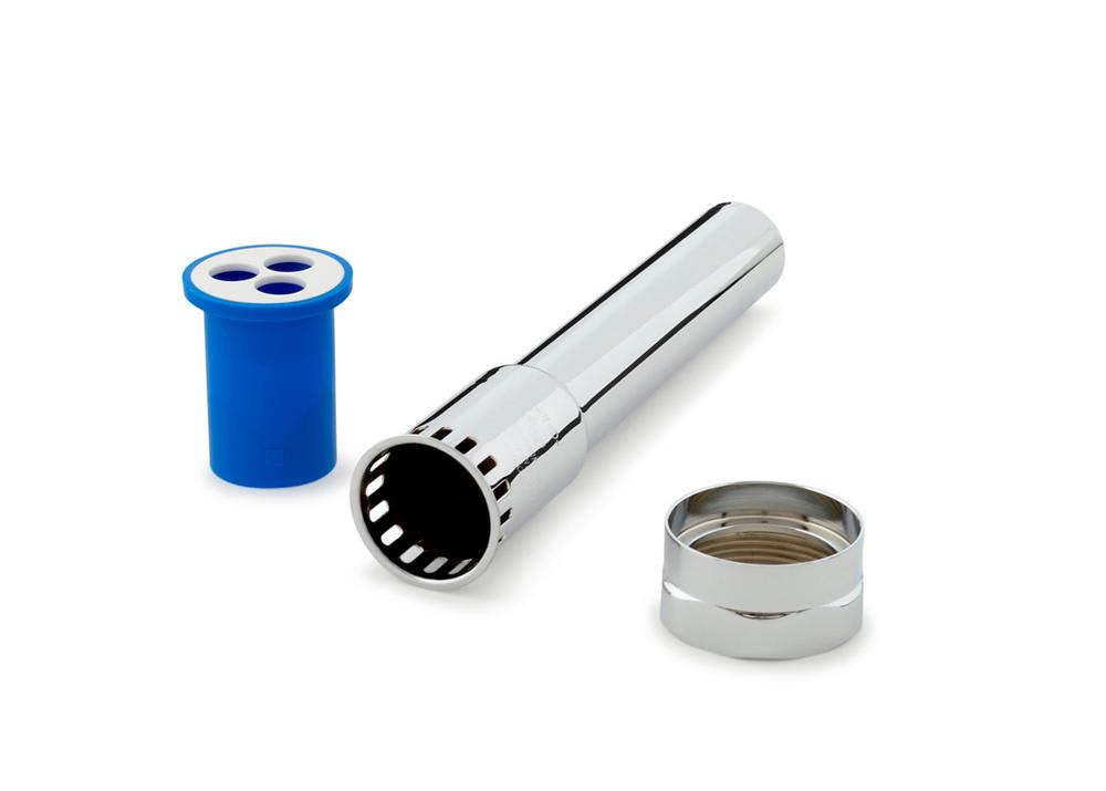 1 ¼" x 8 ½" Vacuum Breaker/Backflow Preventer with Flush Tube and Nut in Polished Chrome Finish