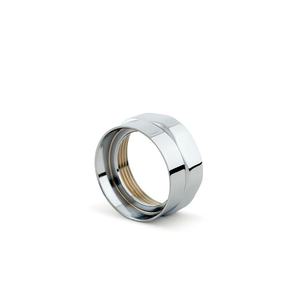 ¾” Vacuum Breaker Nut for Use with ZTR Series Flush Valves, Chrome-Plated Cast Brass