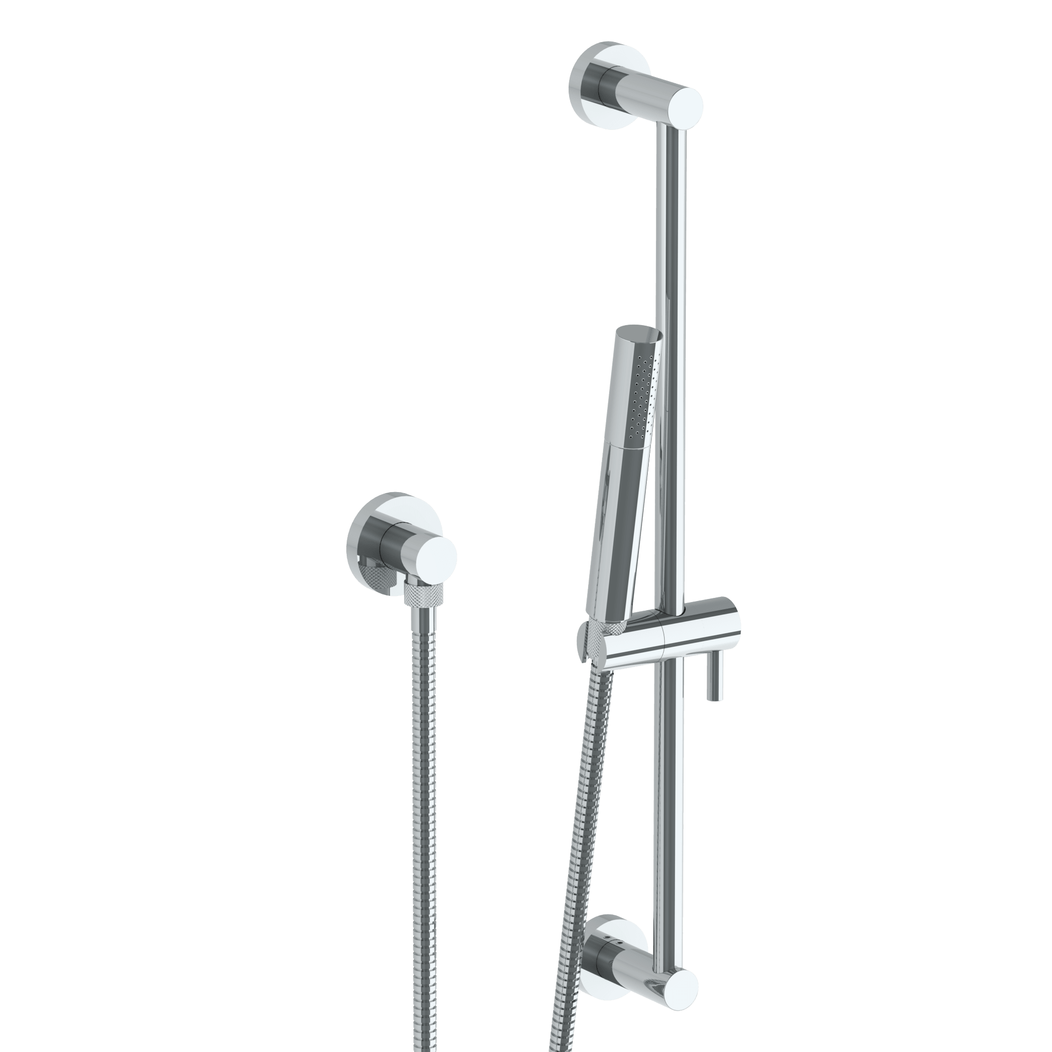 Positioning Bar Shower Kit with Slim Hand Shower and 69" Hose
