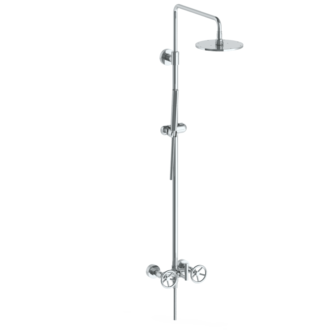 Wall Mounted Exposed Shower with Hand Shower