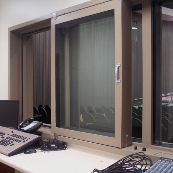 Sliding Control Room Acoustical Window