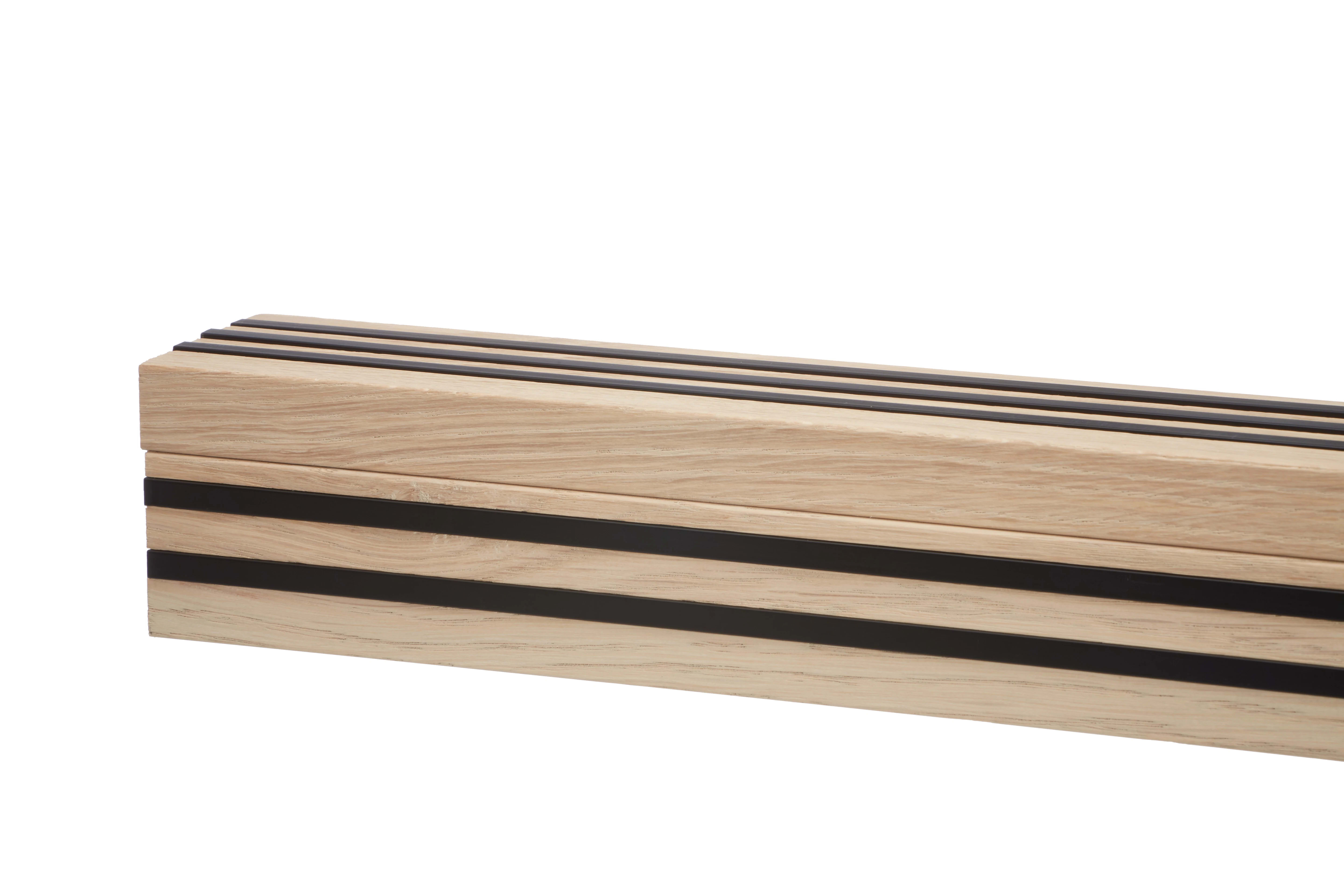 10x5mm Feature Strip - Black Powder Coated Aluminium