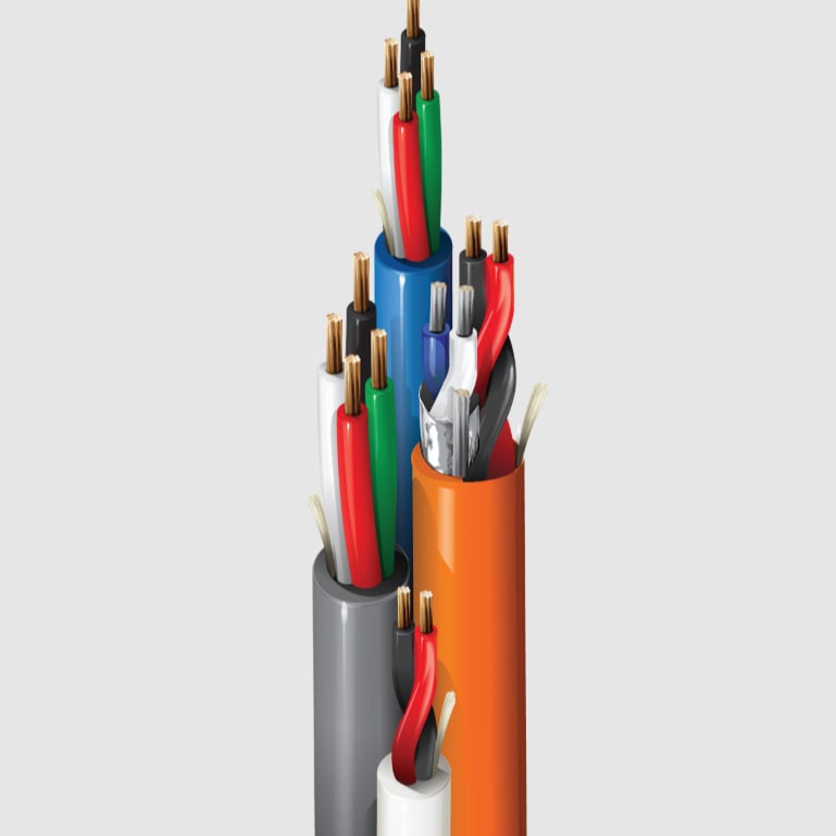 OSDP Access Control Cable, CMP, 14C (OSDP Reader 1Pr-24, #18-2, #18-4, #22-4, #22-2c), Banana Peel®