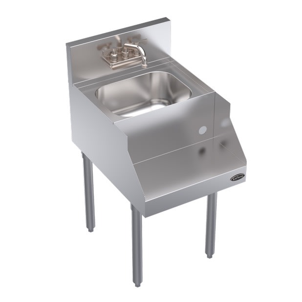 Royal Series 12"L x 24"D Blender Dump Sink