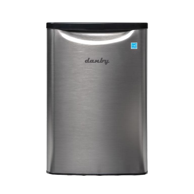 Danby 2.6 cu. ft. Compact Fridge in Stainless Steel Look