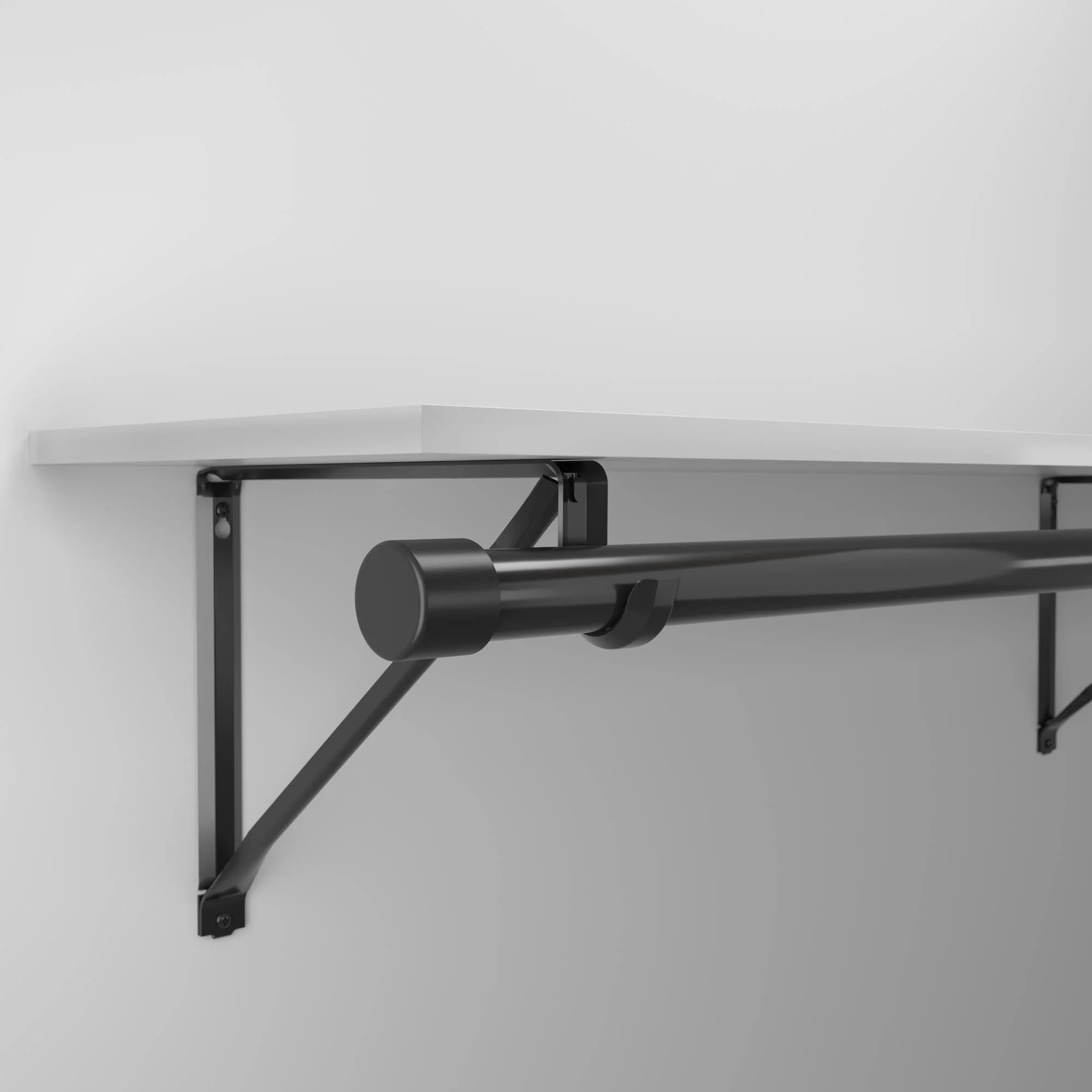 0044 Fixed Shelf and Rod Bracket