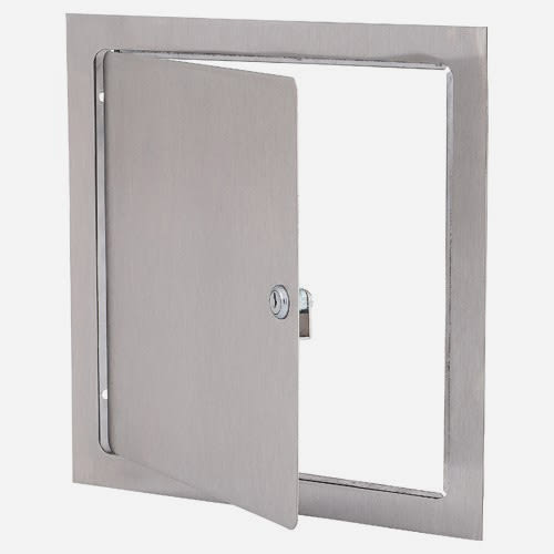 10 x 10 Inch Non-Fire-Rated Flush Access Panel for All Surfaces - Stainless Steel