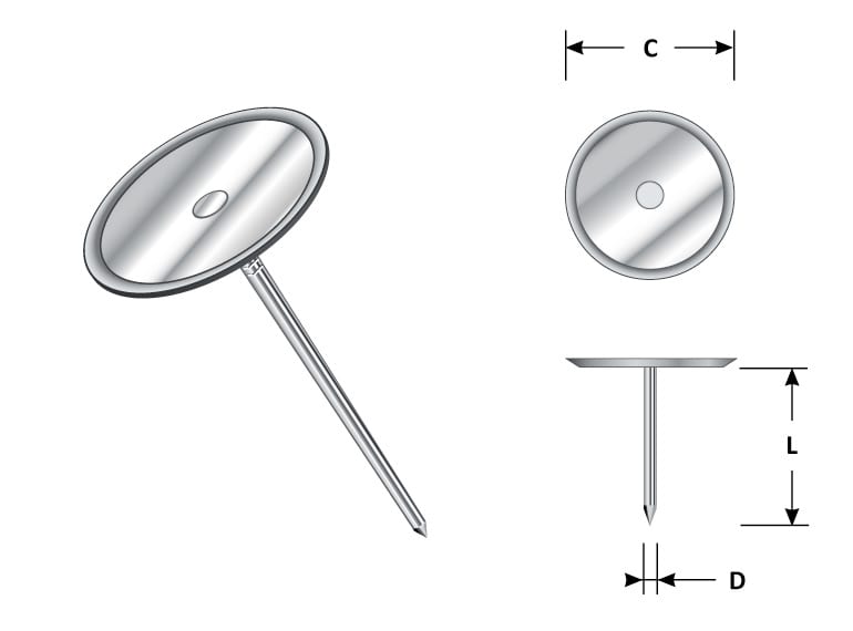 Cupped Head & Mini-Cup Weld Pins