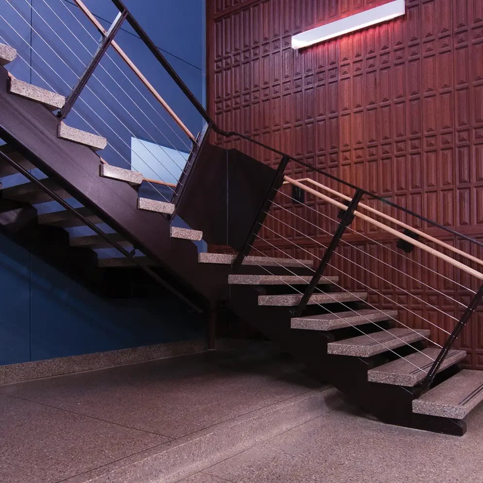 Cement Terrazzo Self-Supporting Flat Treads