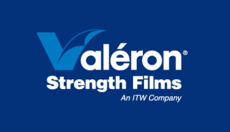 Valeron Strength Films, an ITW Co. logo