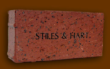 Engraved fundraising brick