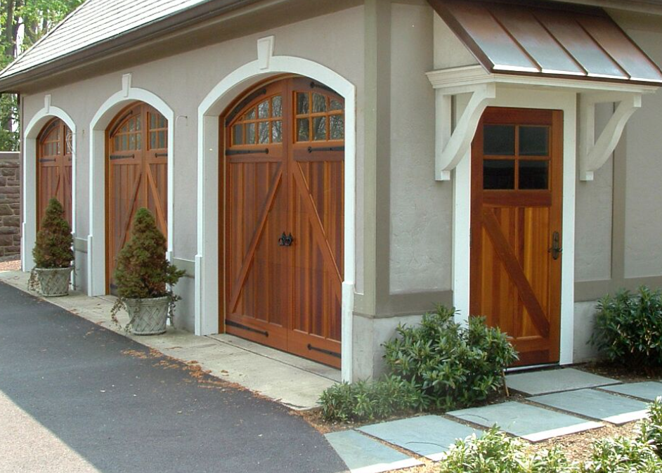 Garage Door with Walk-Through Door