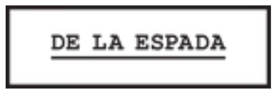 De La Espada logo