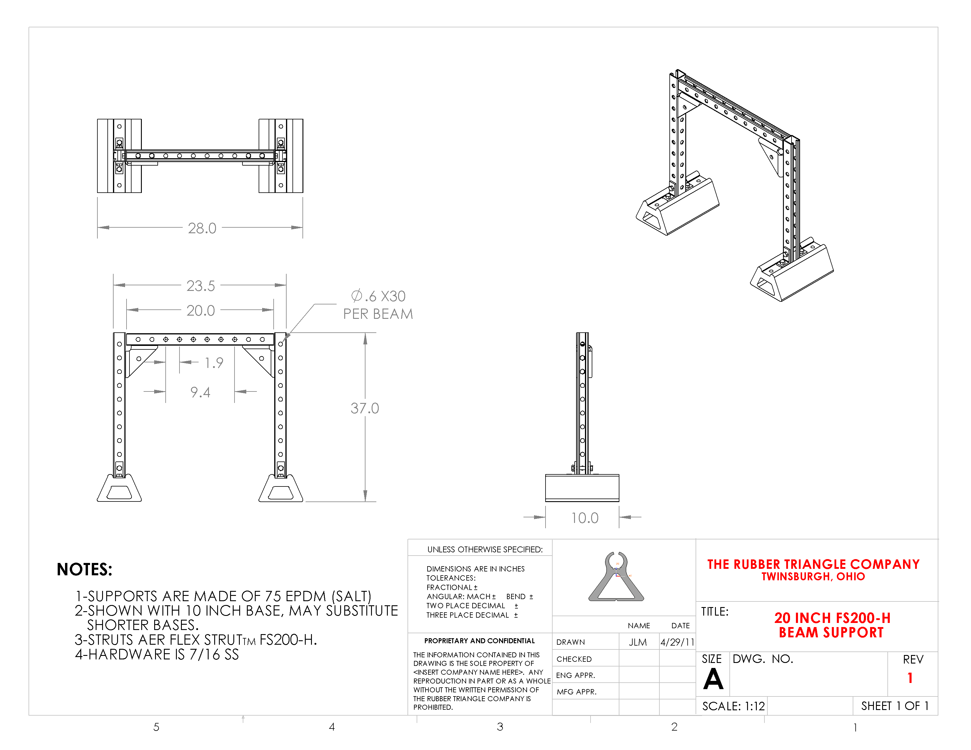 Rubber Triangle Pipe Support Co. image 7