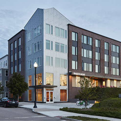 Metal Wall Panels Clad Contemporary Apartment On Former Naval Sir Station