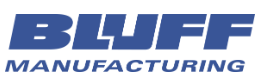 BLUFF MANUFACTURING INC logo