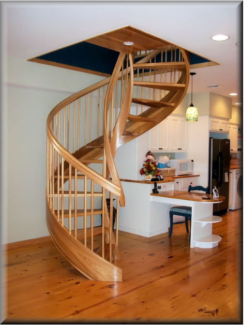 Unique Spiral Stairs image 1