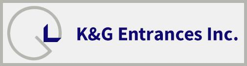 K&G ENTRANCES logo