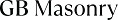 GB Masonry logo