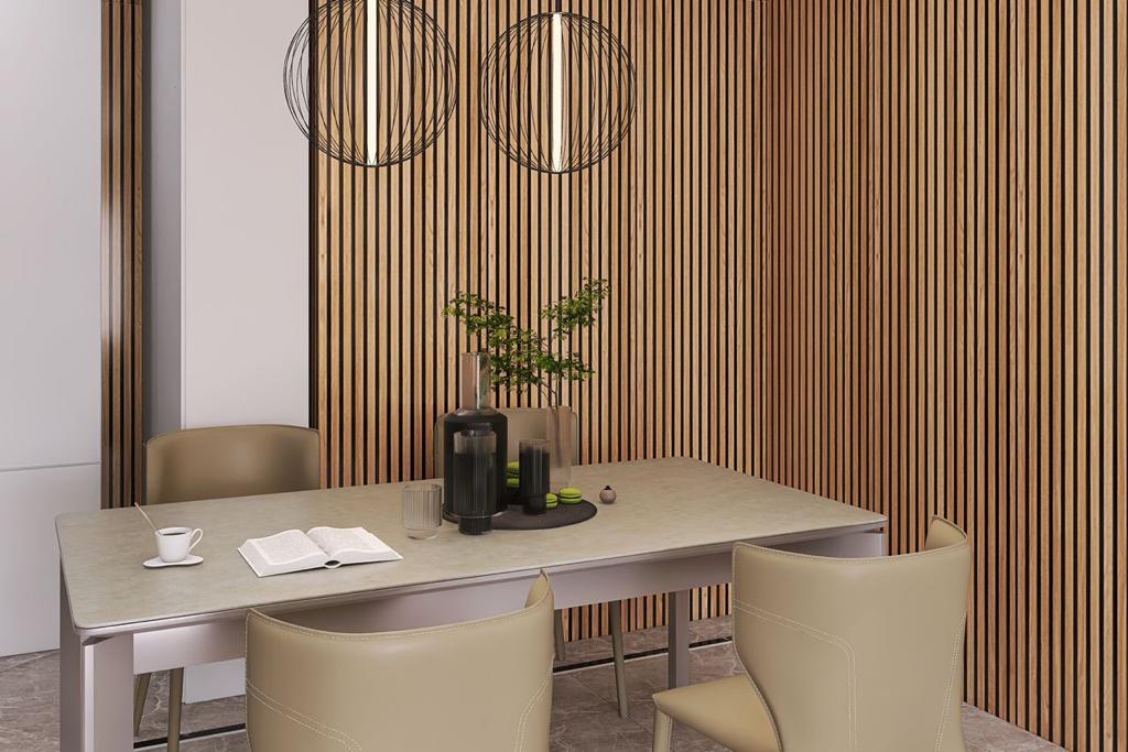 Slat Wood Panel Wall image 3