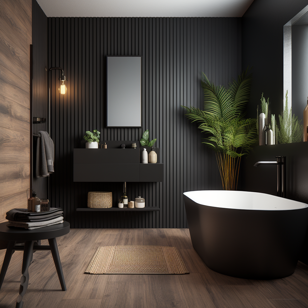 Slat Wood Panel Wall image 2