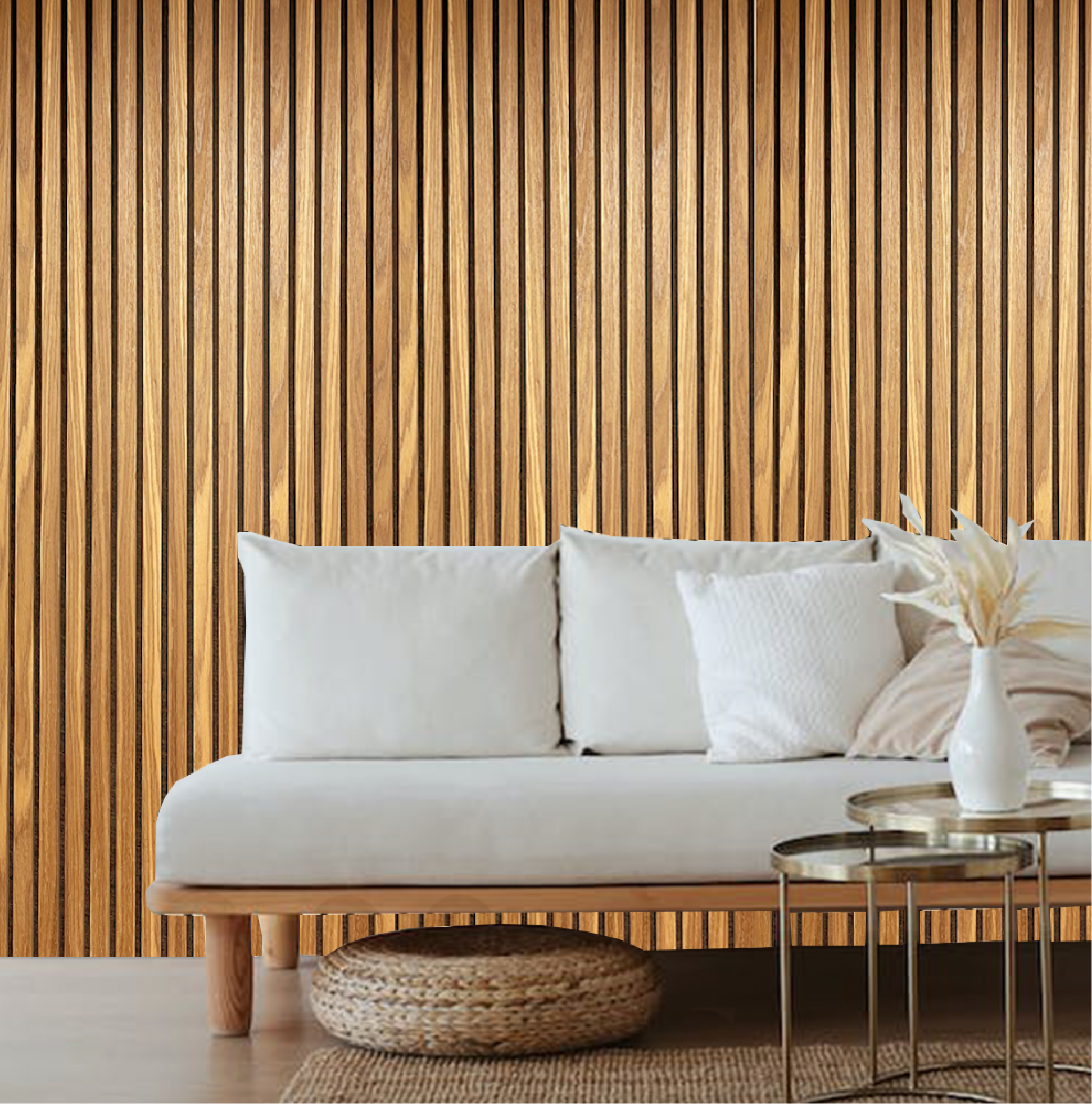 Slat Wood Panel Wall image 5