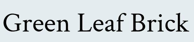 Green Leaf Brick logo
