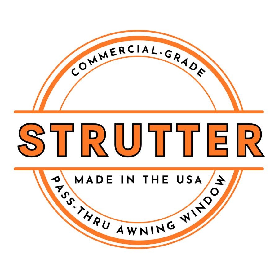 Strutter window logo