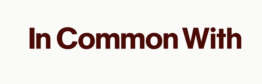In Common With logo