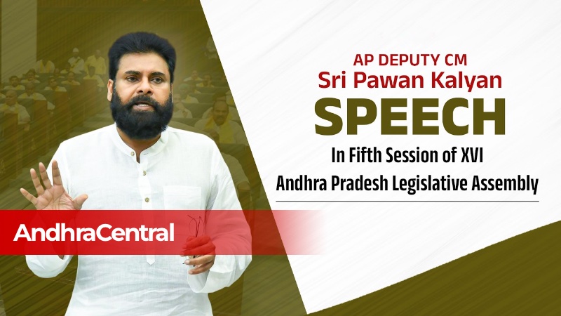 పవన్ కళ్యాణ్ అసెంబ్లీ ప్రసంగం - ముఖ్యాంశాలు