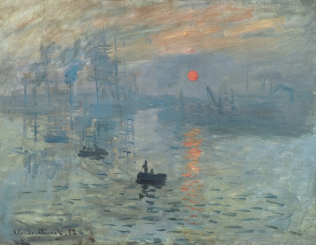 Impresión del sol naciente. Claude Monet