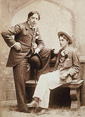 Oscar Wilde junto a Alfred Douglas