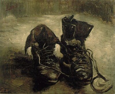 Botas pintadas por Van Gogh