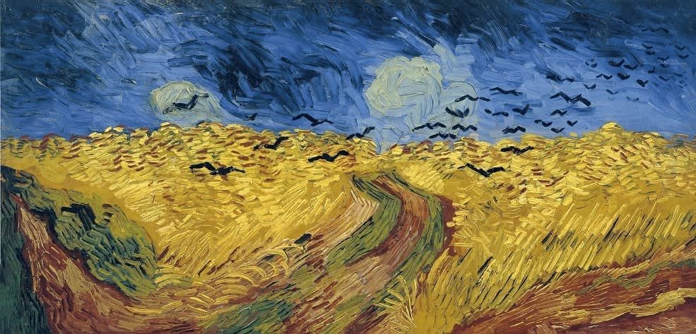 Campo de trigo con cuervos. Vincent Van Gogh