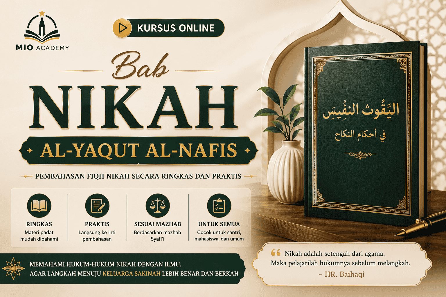Bab Nikah al-Yaqut al-Nafis fi Madzhab Ibni Idris