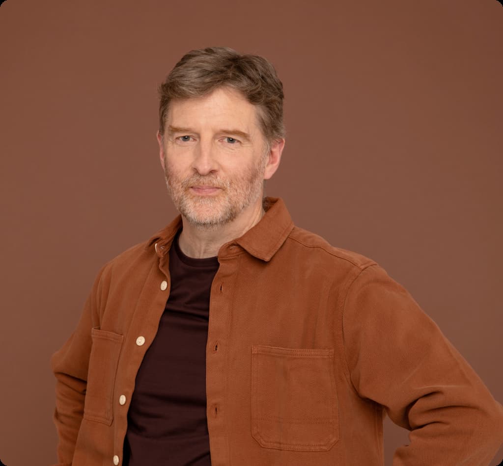 James Knight, standing at a slight angle and looking directly at the camera