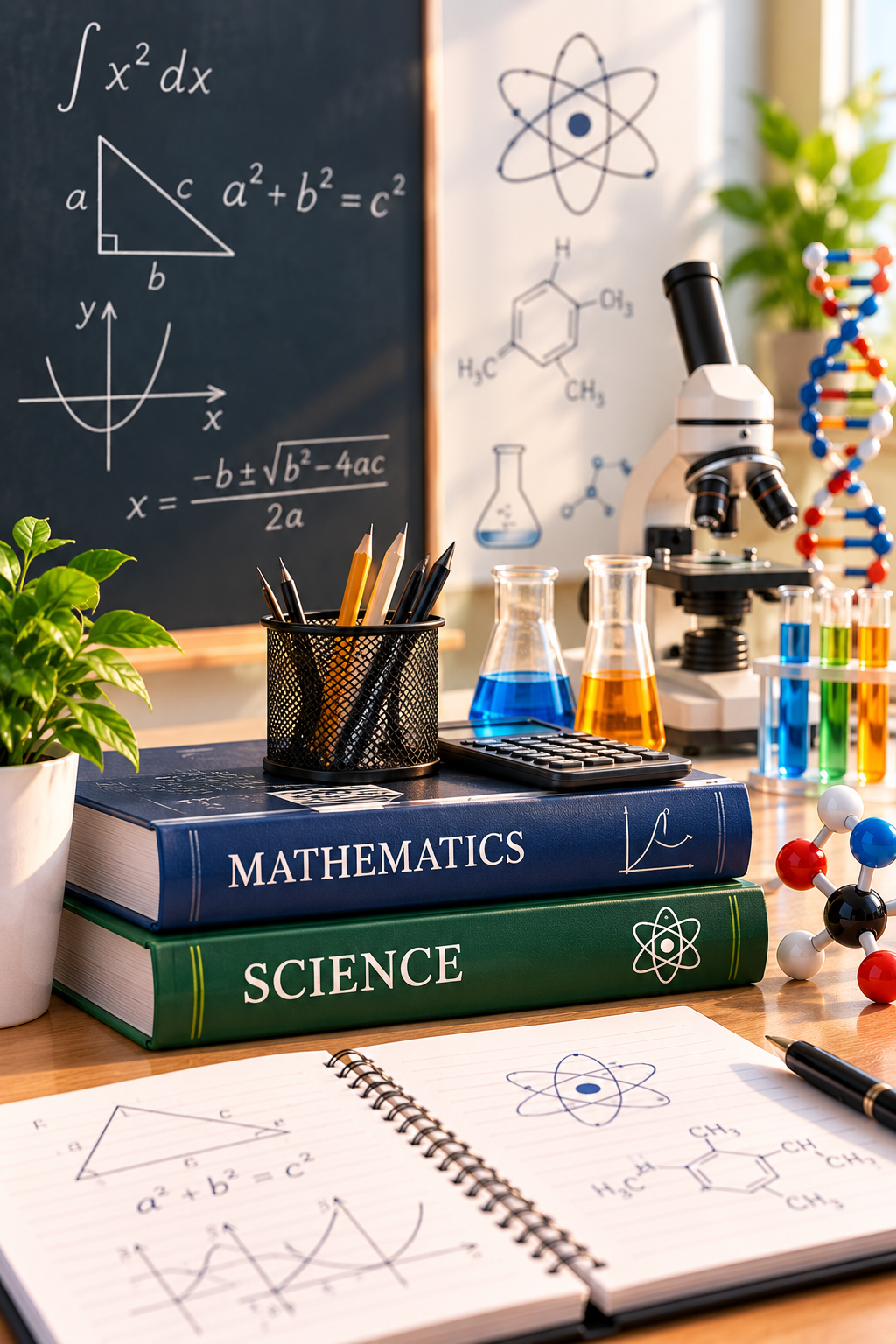 Dual Mathematics and Science Learning Bundles