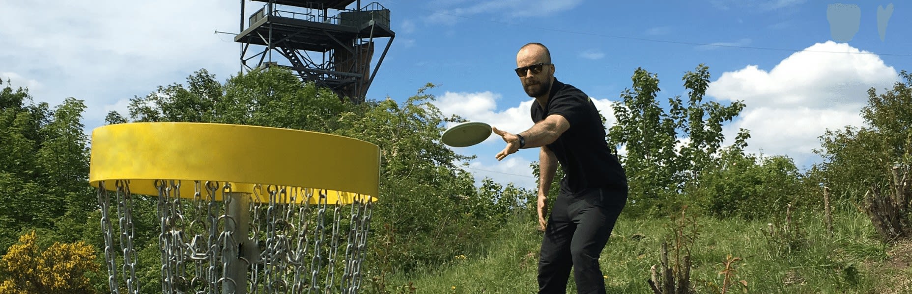 Disc golf banner Disc golf banner