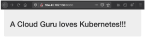 A Cloud Guru loves Kubernetes