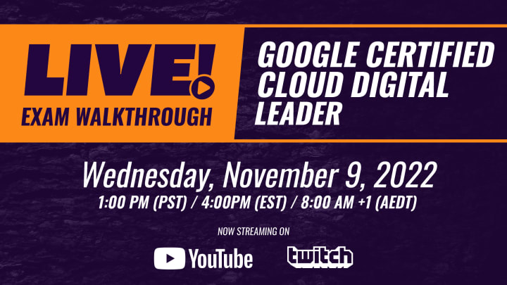 Google Certified Cloud Digital Leader Exam Walkthrough