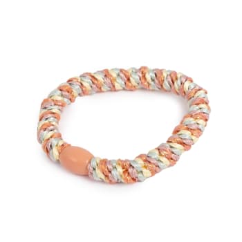 Hårstrikk Tuttifrutti gul/blå/rosa