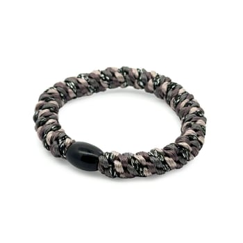 Hårstrikk, grey, silver, black