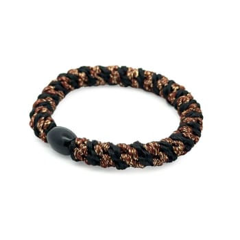 Hårstrikk, gold/black