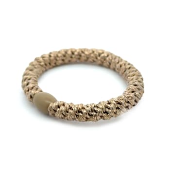 Hårstrikk, gold, beige