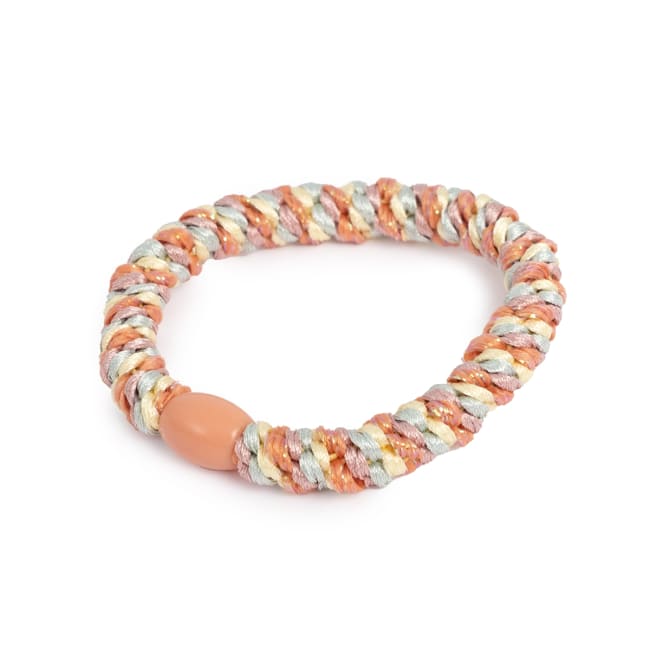 Hårstrikk Tuttifrutti gul/blå/rosa