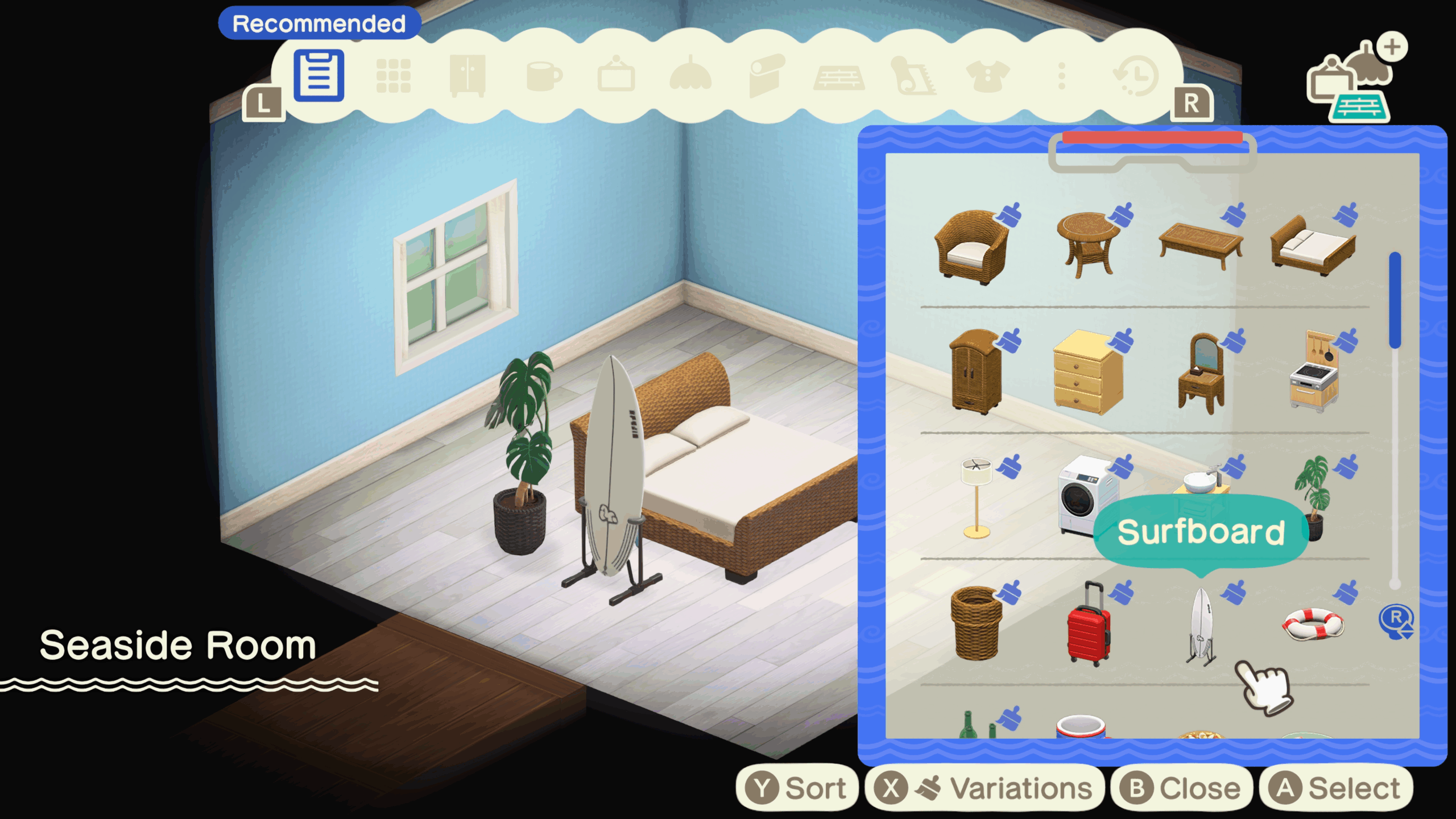 Completed themed hotel room
