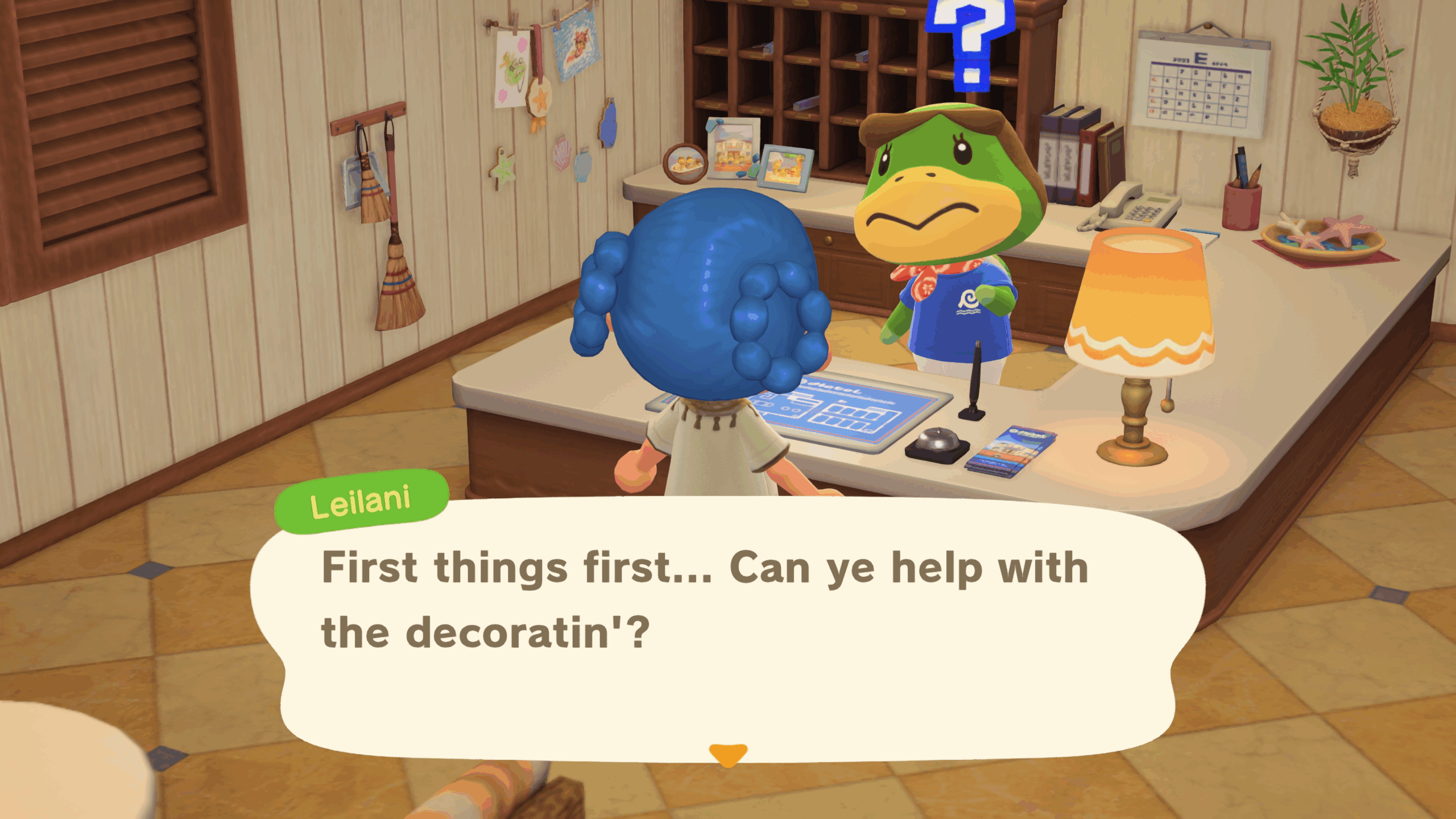 Decorating a hotel guest room