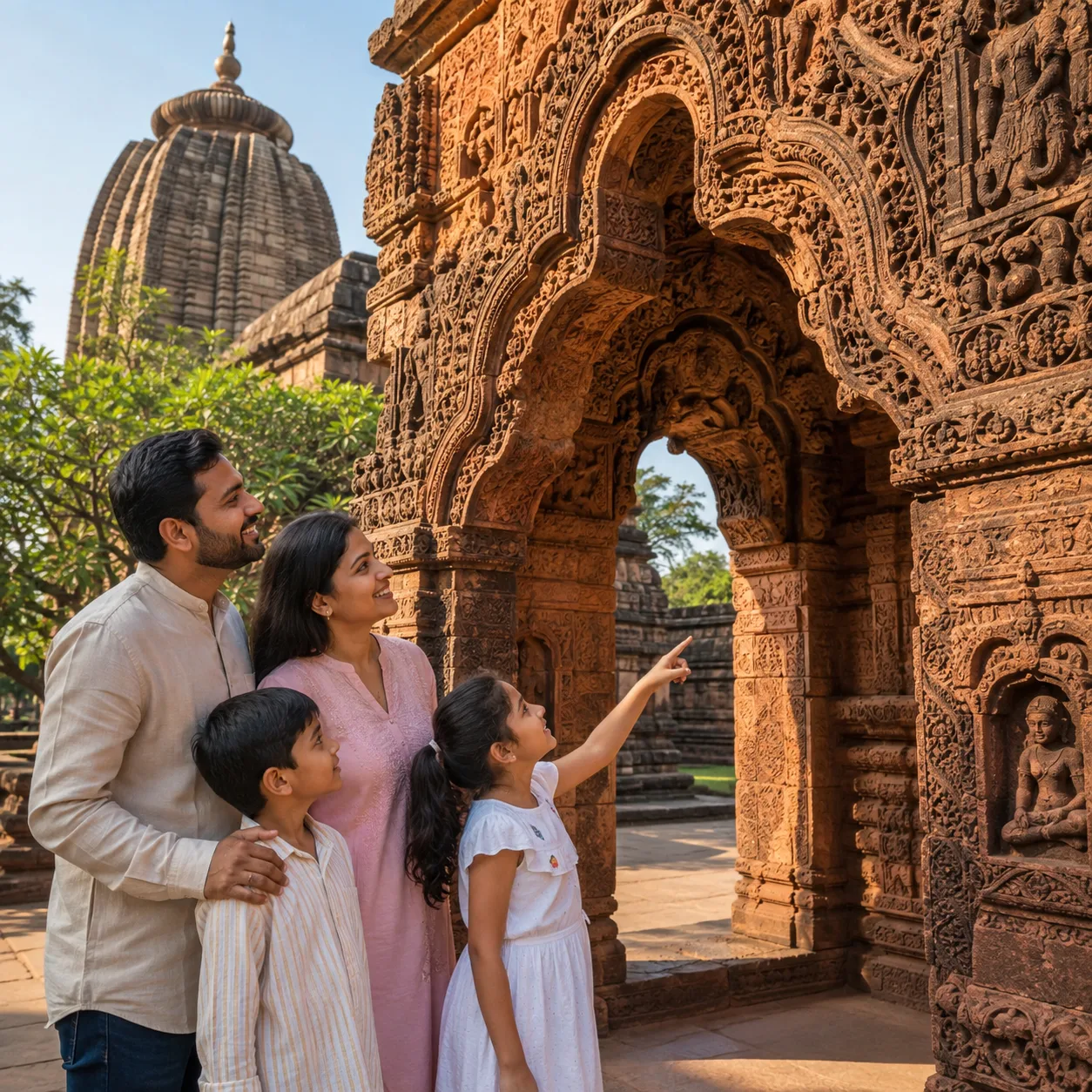 Bhubaneswar Spiritual & Heritage Tour: 3-Day Family Temple Circuit