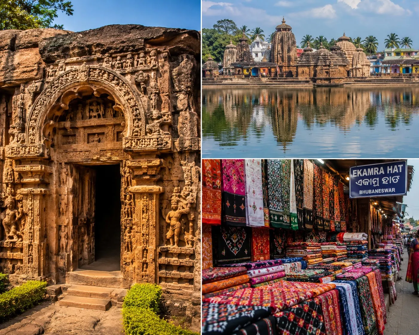 3-Day Bhubaneswar Heritage Tour: Caves, Ancient Temples & Dhauli Stupa