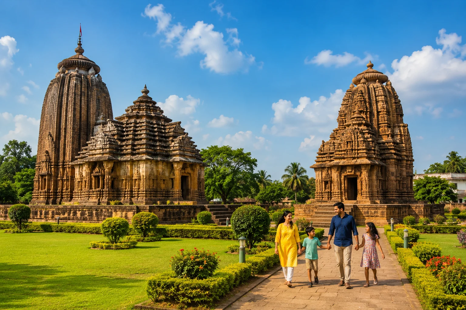 5-Day Bhubaneswar Family Sightseeing: Temples, Caves & Cultural Heritage